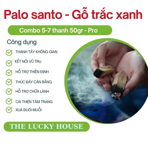 (Free ship) 50gr palo santo hảo hạng 5-7 thanh
